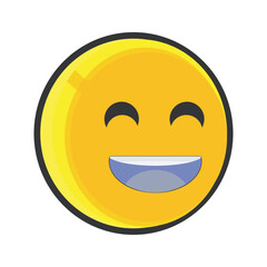 Extremely Happy Joyful Face