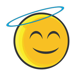 Deeply Asleep Smiling Face