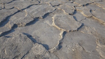 Cracked and dry earth texture