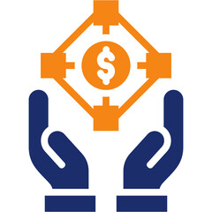 Blockchain Funding Icon