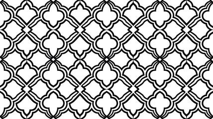 Abstract Seamless geometric patterns| random symbols textures| Japanese seamless pattern| Simple vector graphics.