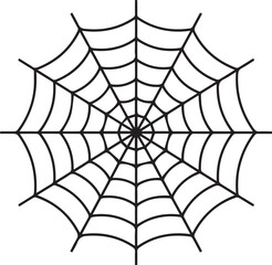 Obraz premium Spider web icon. Simple illustration of spider web icon for web design isolated on white background