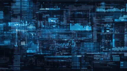 Data streams, financial market, global network, digital background, business analysis