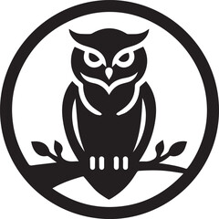 Printeye, owl, silhouette, wildlife, wing, bird, illustration, isolated, wild, animal