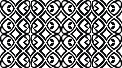 Abstract Seamless geometric patterns| random symbols textures| Japanese seamless pattern| Simple vector graphics.