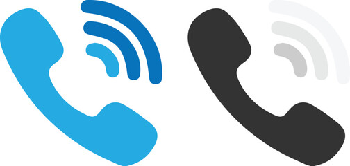 phone call icons, call icon vector, phone symbol clipart, round phone icons, circular contact icons