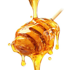 Honey drizzle action food photography studio environment close-up view food concept