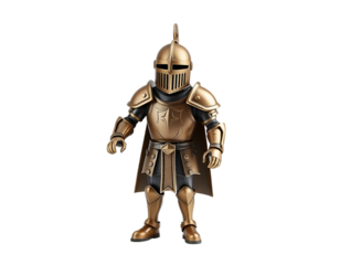 Golden Knight in Armor