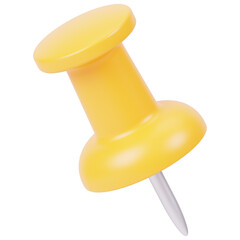 Business Thumbtack 3D Icon Illustration