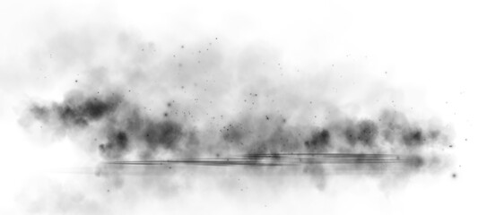 Incredible and Beautiful Black Smoke Background. A Stunning Magical Vapor and Fog Effect That Captivates You