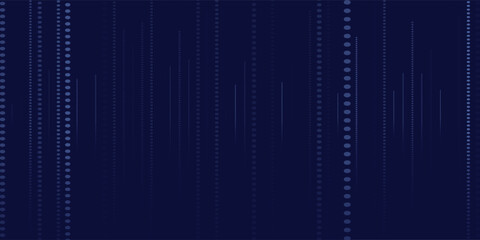 Abstract technology big data digital background. Dot blue wave light screen gradient texture background. 3d wave point fractal grid science futuristic audio.vector eps10