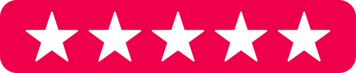 Obraz premium Reviewing star ratings. Star icons vector. Customer feedback concept. Vector 5 stars rating review. Quality shape design. Vector yellow isolated five stars. Online feedback.
