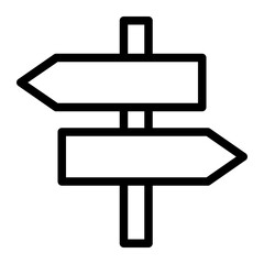 Street Sign Icon © Iconic Us Studio