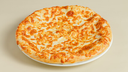 Delicious pizza isolated