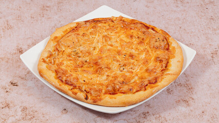 Delicious pizza isolated