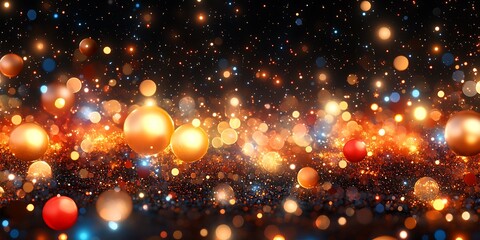 Obraz premium Festive lights display