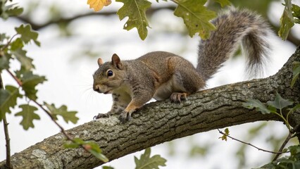 A squirrel, captured in natural light with a shallow depth of field