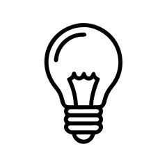 Obraz premium Icon of a Light Bulb