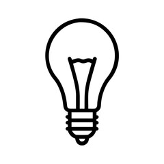 Obraz premium Icon of a Light Bulb