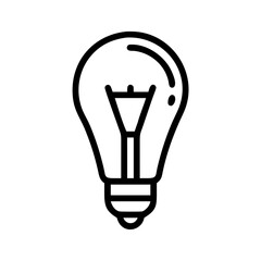 Icon of a Light Bulb