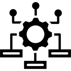 Tech Infrastructure Icon