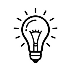 Icon of a Light Bulb