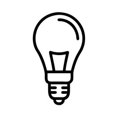 Obraz premium Icon of a Light Bulb