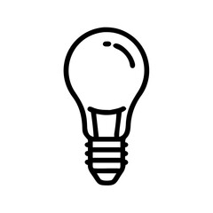 Obraz premium Icon of a Light Bulb