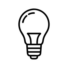 Icon of a Light Bulb