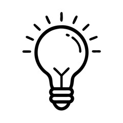Icon of a Light Bulb
