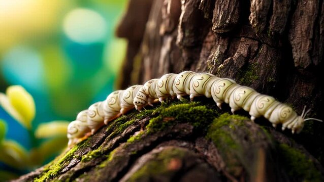Caterpillar Walking A Journey Begins