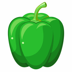 Vector illustration of a green paper