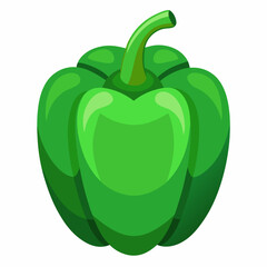 Vector illustration of a green paper