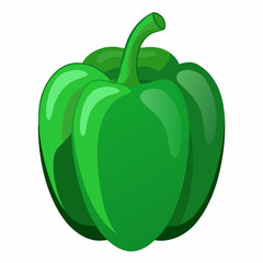 Vector illustration of a green paper