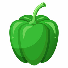 Vector illustration of a green paper