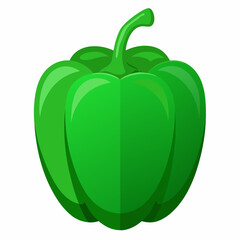 Vector illustration of a green paper