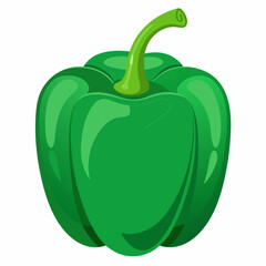 Vector illustration of a green paper