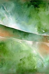 Textured Green and Blue Abstract with Earthy Accents for Wellness and Sustainable Design