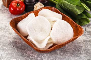 Viietnamese crab chips for snack