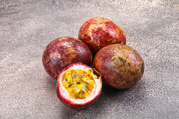 Tropical exotic Maracuya Passion fruit
