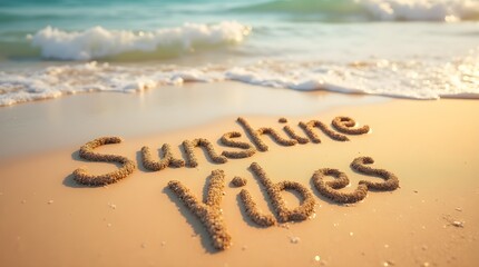 Sunshine Vibes – Message in the Sand