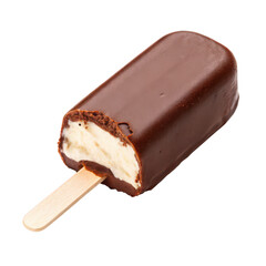 Chocolate covered ice cream stick png frozen dessert png sweet treat png white background image
