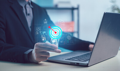 Business Strategies and Competitive Advantage, Banking and Finance,  The path to success. goal, strategy, success, target, aim, futuristic, marketing.