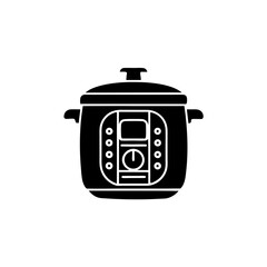 creative details Pressure Cooker Icon vector Illustration