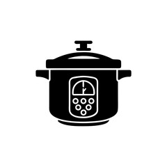creative details Pressure Cooker Icon vector Illustration