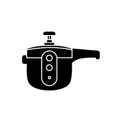 Obraz premium creative details Pressure Cooker Icon vector Illustration