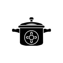 creative details Pressure Cooker Icon vector Illustration