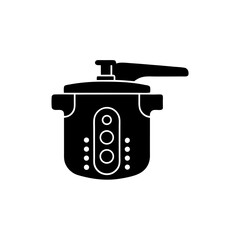 creative details Pressure Cooker Icon vector Illustration