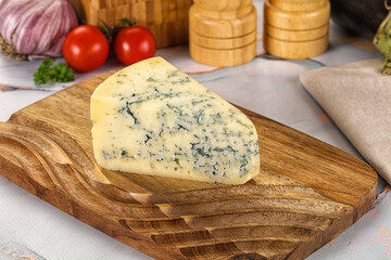 Dor blue cheese with mold