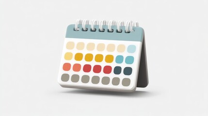Colorful calendar icon